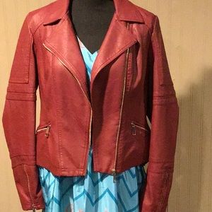 Faux Leather Jacket